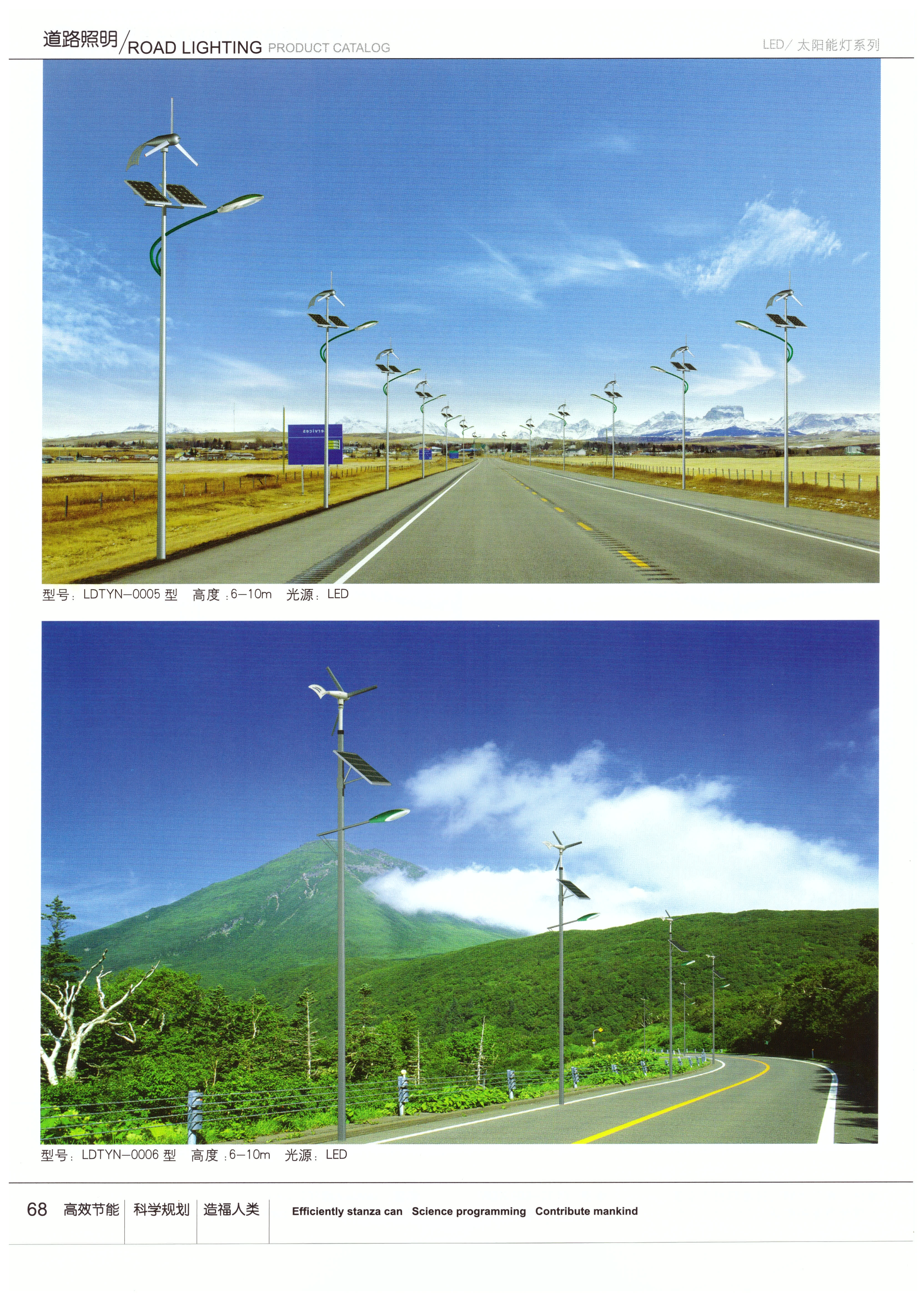 太阳能风光互补路灯002